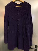 Longstrickjacke von Oui, pflaumefarben, Gr 40 Hessen - Kassel Vorschau