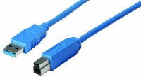 USB-Kabel 5,0 m, Stecker Typ A auf USB-Stecker Typ B,blau-NEUWARE Baden-Württemberg - Leinfelden-Echterdingen Vorschau