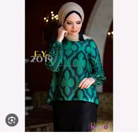 Muslimawear Bluse edelsatin baumwollsatin 34/36 grün hijab Baden-Württemberg - Mannheim Vorschau