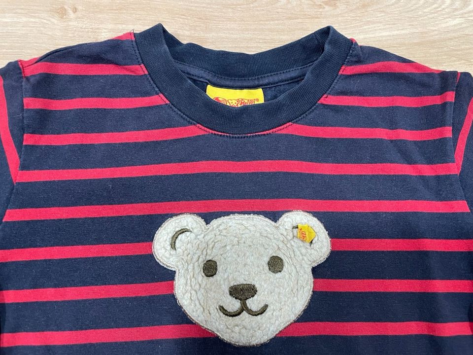 Steiff T-Shirt 116 mit Quietschteddy in Bühnsdorf