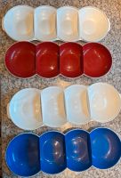 TUPPERWARE Allegra, Servierschale, 2x rot und blau mit Deckel. Bayern - Bischberg Vorschau