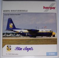 Herpa 510851 1:500 Lockheed C-130 Hercules Blue Angels - Vitrinen Bayern - Allershausen Vorschau