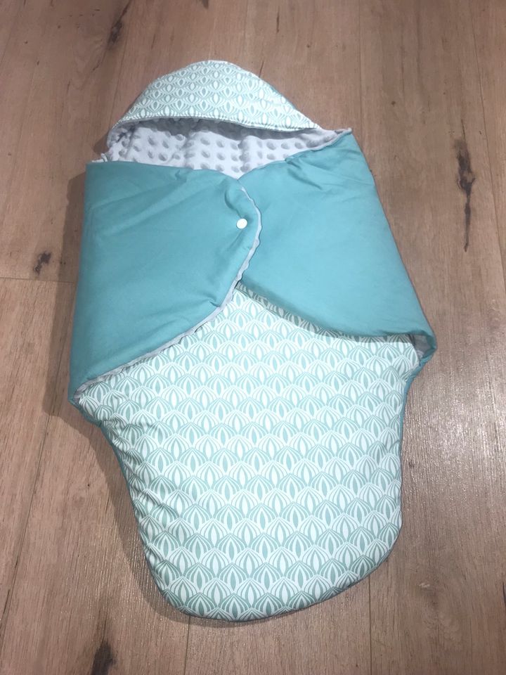 Handmade Einschlagdecke Cybex Joie Maxi Cosi Römer in Otterwisch