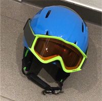 Kinderskihelm von Alpina Gr.48-52 mit Skibrille von uvex Bayern - Eckersdorf Vorschau