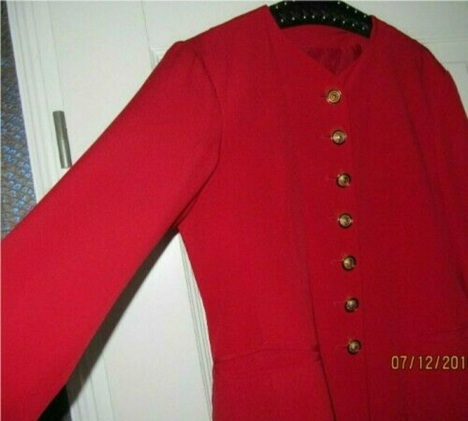 ROTE KLASSISCHE DAMEN JACKE "MARCCAIN" 100% SEIDE GR.40 in Krefeld