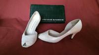 Peter Kaiser Leder Pumps Peeptoe Gr. 5 weiß in Originalkarton Niedersachsen - Seevetal Vorschau