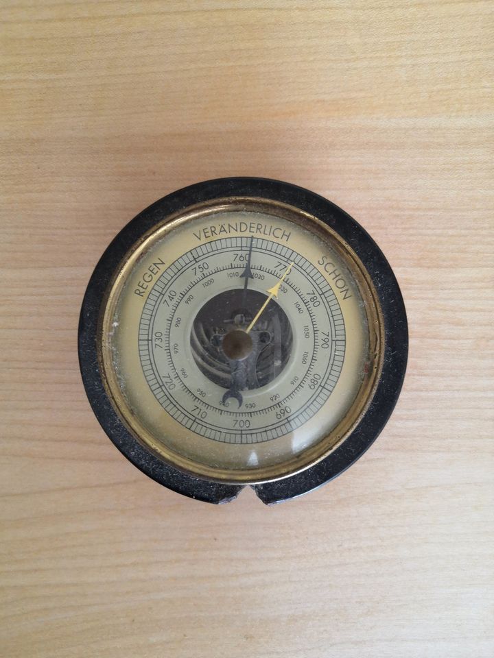 Barometer Wetterinstrument Luftdruck Manometer Meteorologie in Gangkofen