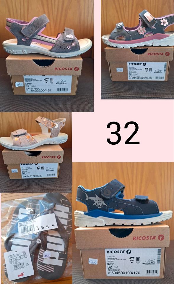 Kinderschuhe, Sandalen, Halbschuhe, Puma, Meindl, Ricosta in Amtzell