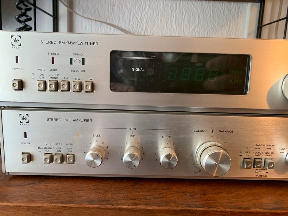 Kraus Vintage HiFi Anlage KPR 100 KTL 100 KPA 100 KCD 100" in Lünen