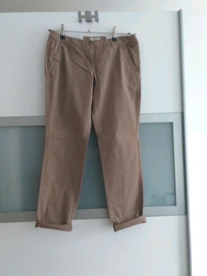 Damen Chinohose Tom Tailor Größe 40 Hellbraun in Crailsheim