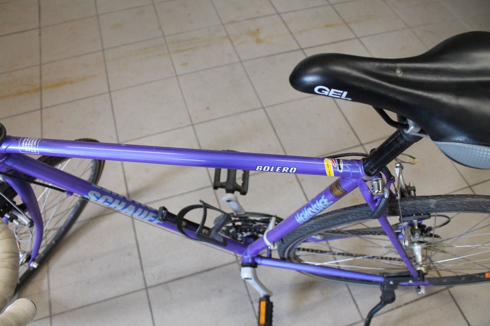 Rennrad Marke Schauff, Farbe blau, Shimano 21 Gang Schaltung in Limbach