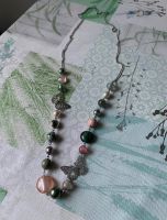 Schmuck 1 Damen Halskette Kette silberfarben Perlen Schmetterling Nordrhein-Westfalen - Bad Laasphe Vorschau