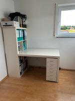 Schreibtisch mit Kallax Regal Ikea Baden-Württemberg - Aalen Vorschau