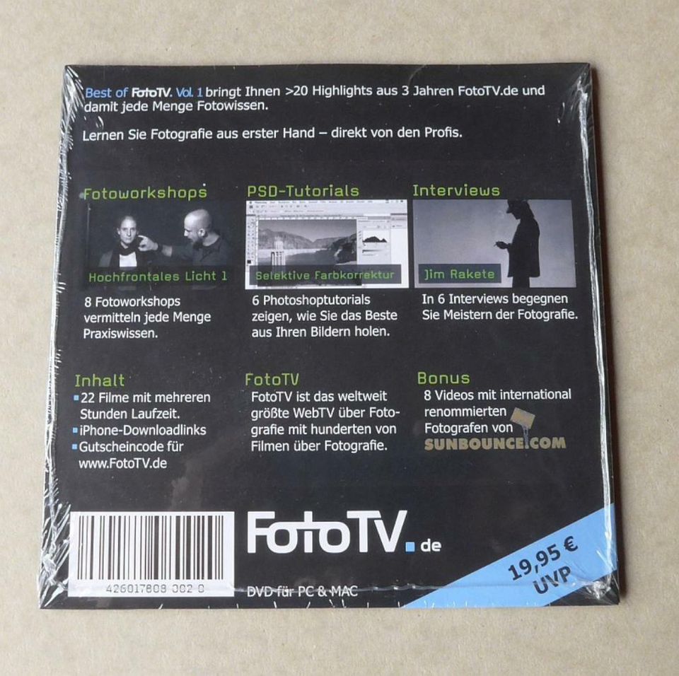 Best of Foto TV Vol. 1 DVD für PC & Mac OVP Neu in Aachen