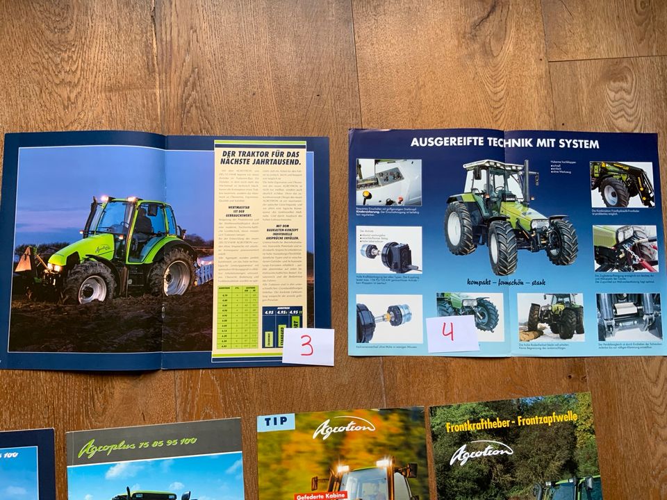 Orig. DEUTZ FAHR Agrotron Traktor Schlepper Prospekt Sammlung in Voerde (Niederrhein)