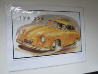 Porsche 356, Classic Poster, Druck, Bild, 40 cm x 30 cm Hessen - Hünfelden Vorschau