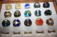 Glas-Ringe, versch. Farben, Gr. 17/18  je 5,00 Euro Nordrhein-Westfalen - Kleve Vorschau