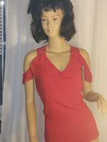 Bluse Sommer Heine rot, Offshoulder, Gr 38 (auch 36), NEU Bayern - Moosburg a.d. Isar Vorschau
