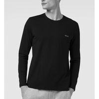 HUGO BOSS Langarm-Shirt Longsleeve mit Label-Print | Gray | 36 Berlin - Mitte Vorschau