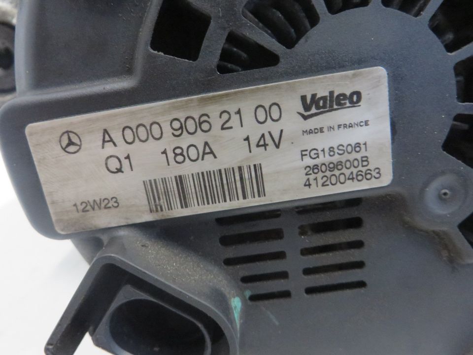 Mercedes ML W166 63 AMG Lichtmaschine Generator A0009062100 in Neutraubling