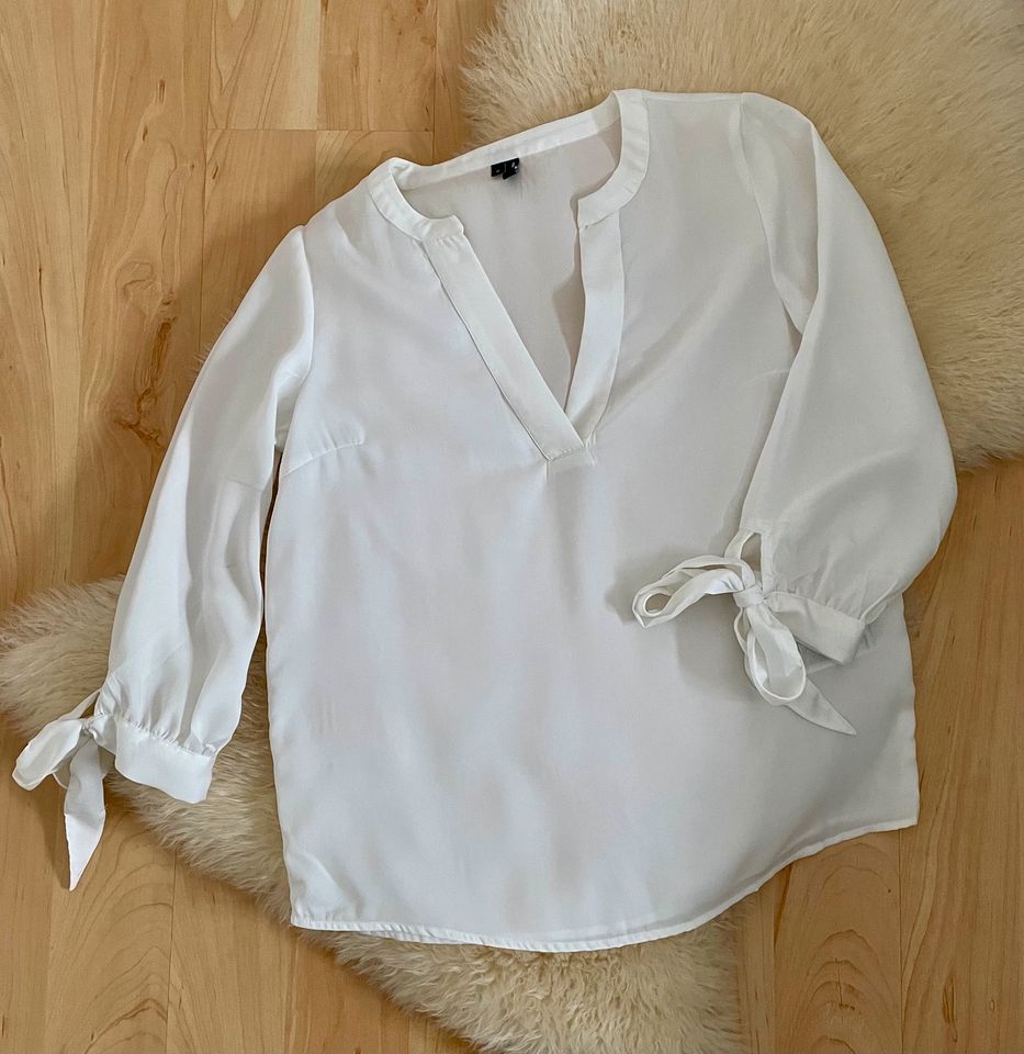 Bluse Vero Moda weiß Größe M, 3/4 Arm in Senden