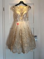 Ballkleid in weiß-gold Rheinland-Pfalz - Remagen Vorschau