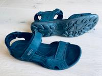 neuwertige Herren Ecco Leder Sandalen in schwarz in Gr. 43 Nordrhein-Westfalen - Würselen Vorschau