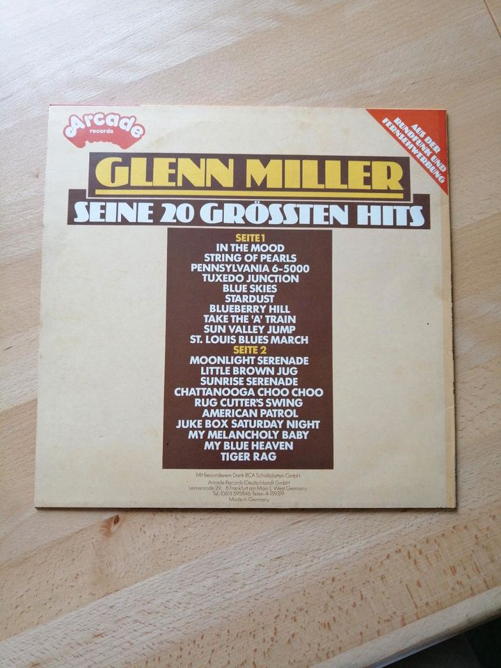 Glenn Miller LP Vinyl in Kleinwallstadt