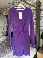 C&A clockhouse Kleid partykleid glitzer lila xl 42 Köln - Porz Vorschau