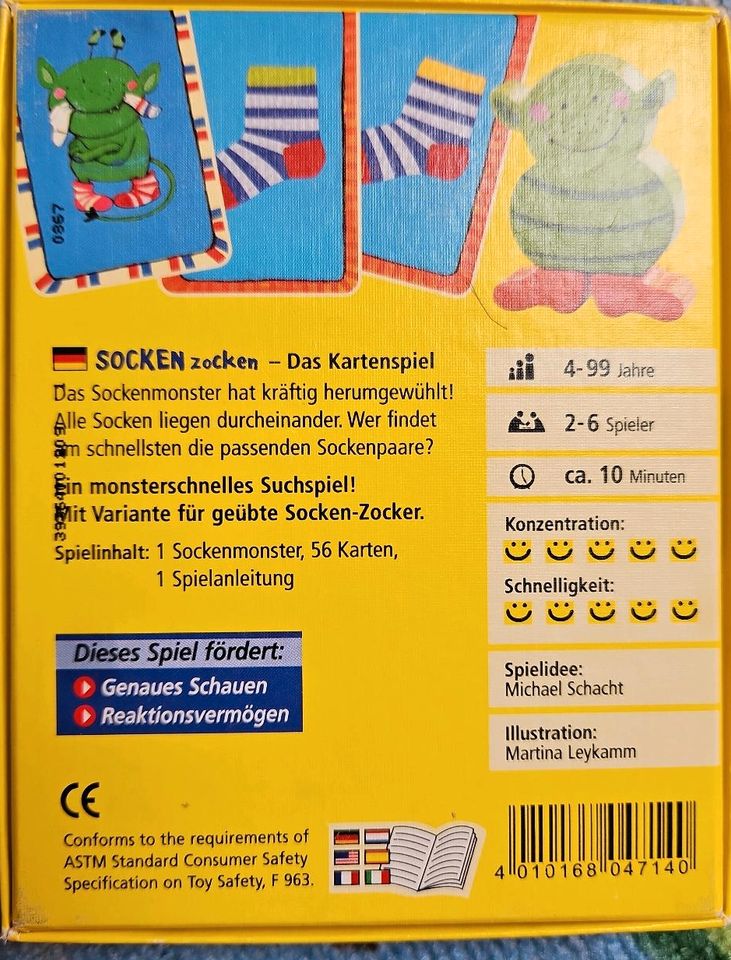 Socken zocken Das Kartenspiel Haba in Saalstadt