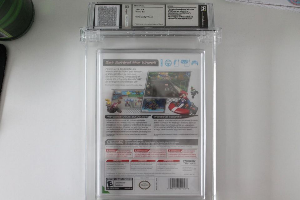 Mario Kart Wii WATA 9.6 A++ Made in Japan Middle Eastern Version in Siegen