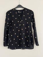 Esprit Black Label Bluse Schwarz Dots Gr. S Niedersachsen - Buxtehude Vorschau