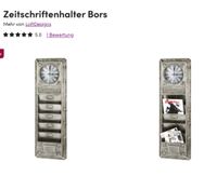 Memoboard/Zeitschriftenhalter/Wanduhr/Wayfair/Industrial Style Nordrhein-Westfalen - Hagen Vorschau