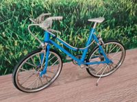 Blaues Deko Fahrrad Metall Anfang 90er  *guter Zustand* Niedersachsen - Bassum Vorschau