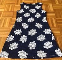 Kleid von Apricot sehr chic blau weiß Blüten Gr S Applikationen Hessen - Ahnatal Vorschau