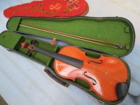 schöne alte Geige mit Bogen im Koffer mit Zettel Bayern - Altmannstein Vorschau