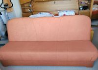 Couch / Schlafsofa (orange/terracotta) Bayern - Stetten Vorschau