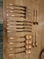 Besteck Set 16 Teile rose gold Schleswig-Holstein - Großenaspe Vorschau