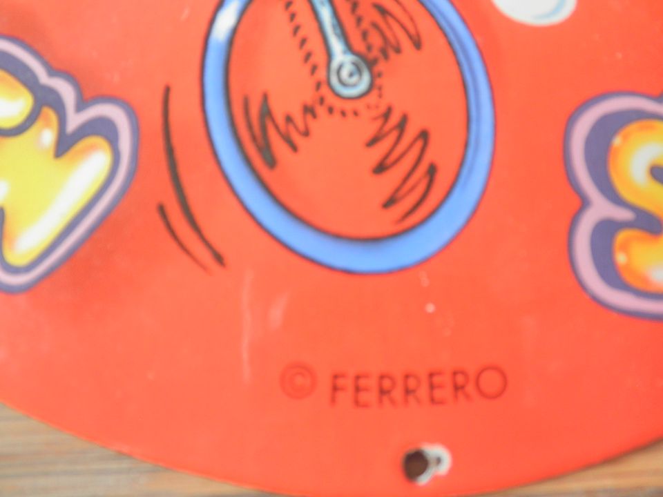 Emaile Schild  selten Limitiert Ferrero Kinderüberraschung in Duisburg