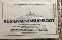 Küstenminensuchboot 1214 1:250 Wilhelmshavener Modellbaubogen Niedersachsen - Bad Harzburg Vorschau