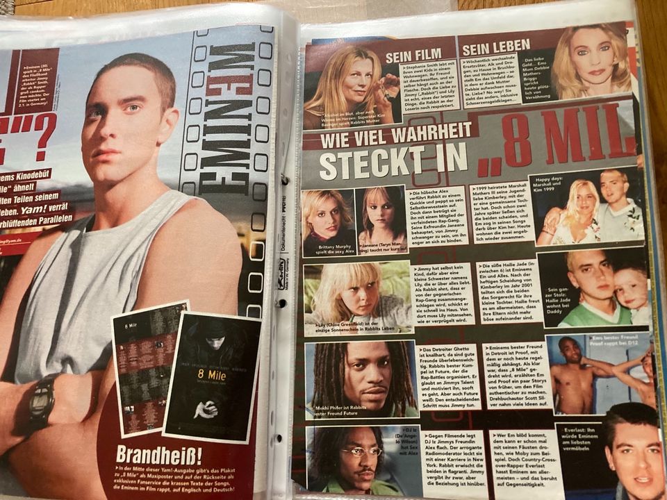 Rarität Eminem Poster Bravo Fan Sammlung 2000 in Wrestedt