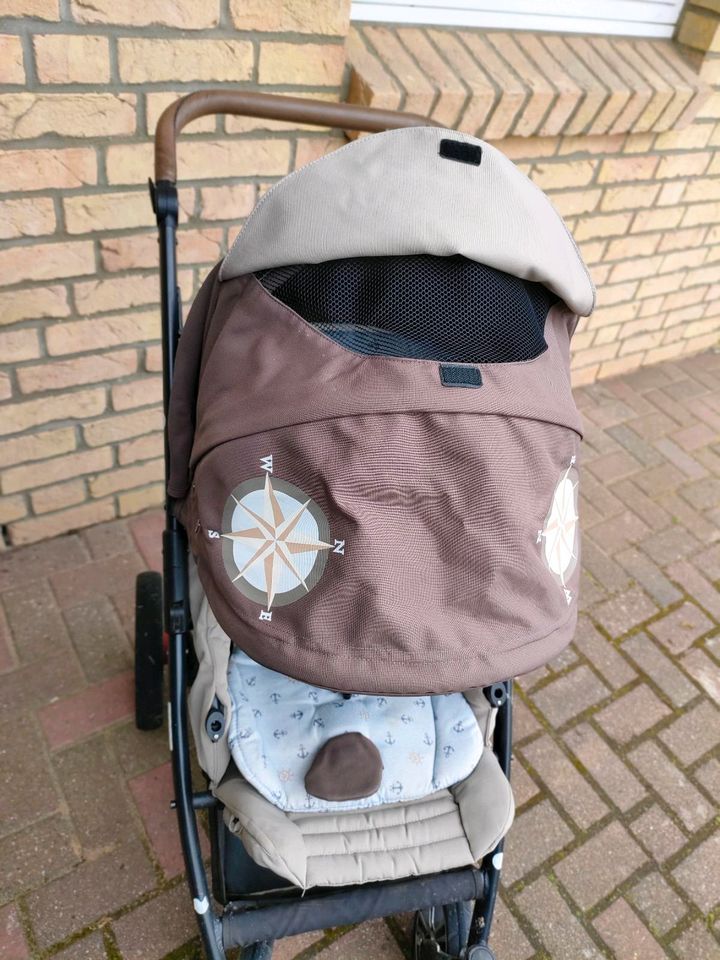 Gesslein Kombi-Kinderwagen (inkl. Babywanne+ Sportbuggy) in Tornesch