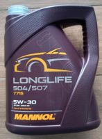 Motoröl Öl Mannol 7715 Longlife 5W-30, 5 Liter, VW 50400/50700 Rheinland-Pfalz - Höhn Vorschau