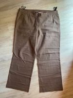 Leinenhose* nougat* Gr 50* Damenhose* Hose* Bonprix bpc Hessen - Homberg Vorschau