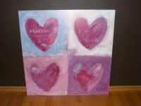 Bild *Herzen - Friends* ~ MDF-Platte ~ rosa ~ TOP! Hessen - Schaafheim Vorschau