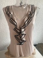 Damen Bluse Top extravagant und sexy Neu Gr. M altrosa / schwarz Baden-Württemberg - Schlaitdorf Vorschau