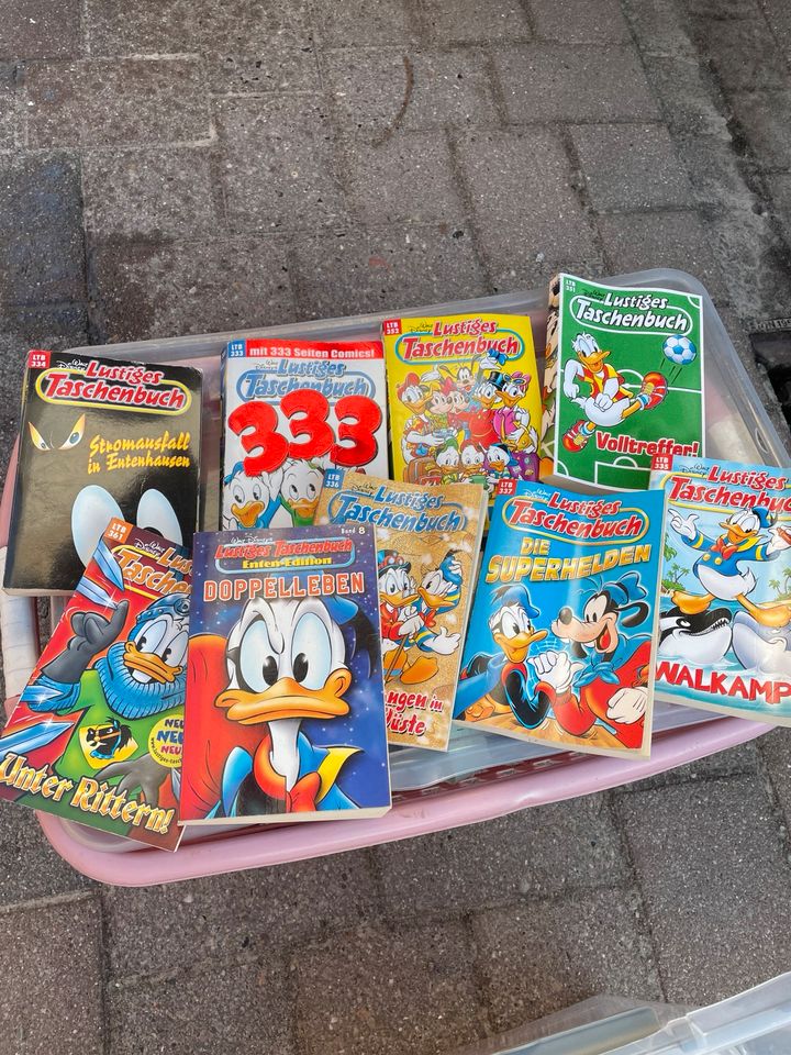 36 Taschenbücher Walt Disney, viele LTB in Falkenberg