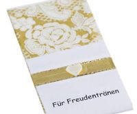 Taschentücher Freudentränen Hochzeit TT0001 gold ANGEBOT Bayern - Waging am See Vorschau