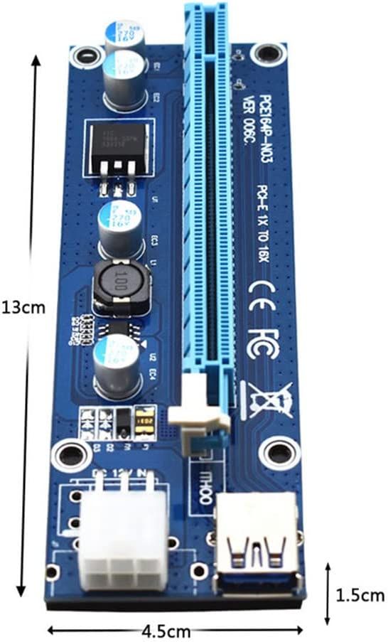 PCIE Riser Adapter Karte Elevator Express Extender in Düsseldorf