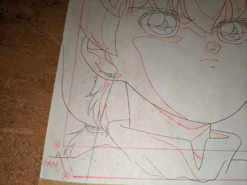 Robin Hood No Daibouken Anime Cel Papersketch Originalzeichnung in Hamburg